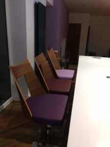 Assorted coloured seats